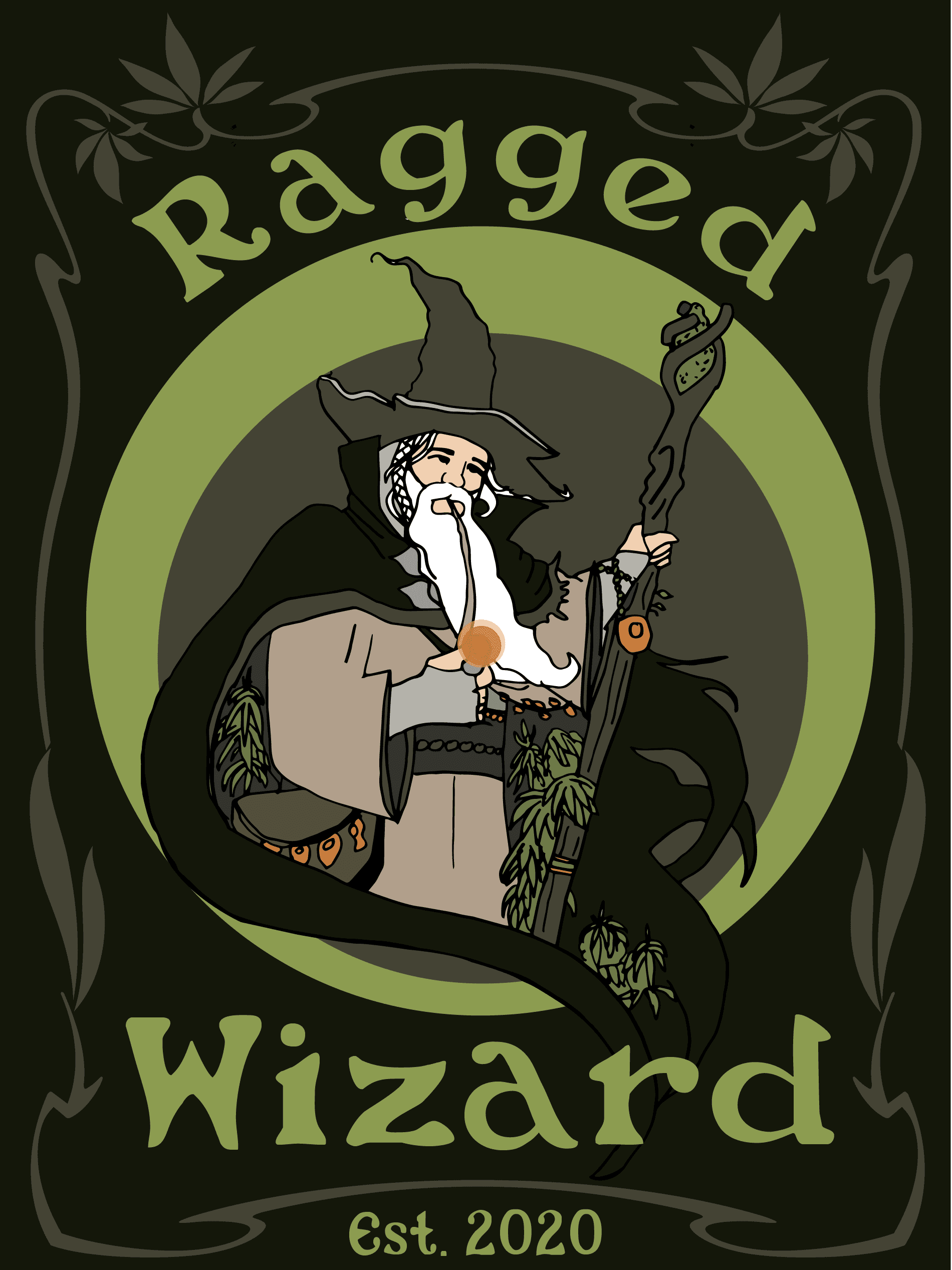 Ragged Wizard Magic Wands (Prerolls) - Cadillac Rainbows (1g)