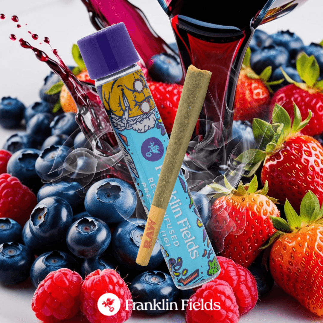 Franklin Fields Infused Pre-Rolls - Purple Sangria (S/H) (1g)
