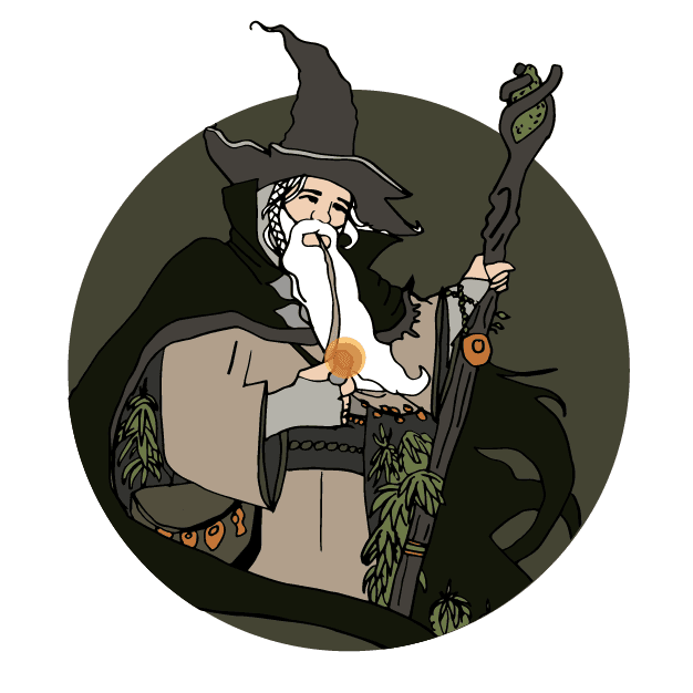 Ragged Wizard Preroll Packs - Cadillac Rainbows Magic Wand 5pk (5g)