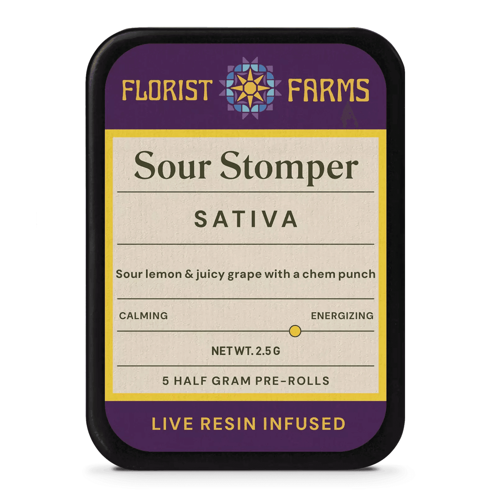 Sour Stomper • 5 Pack infused Pre-Rolls • 2.5g