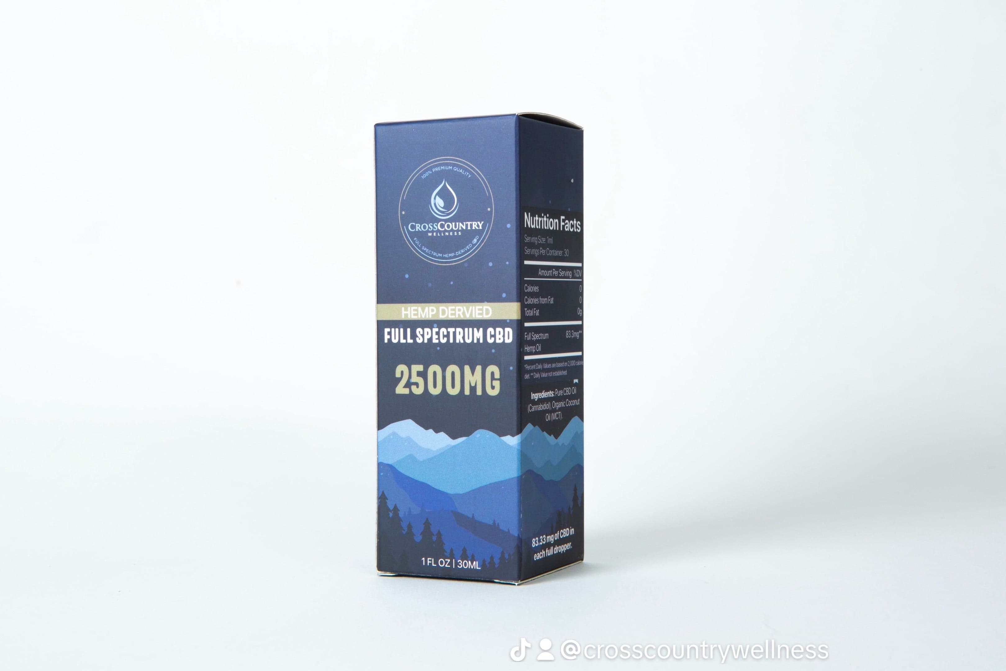 2500mg Hemp-Derived CBD Oil