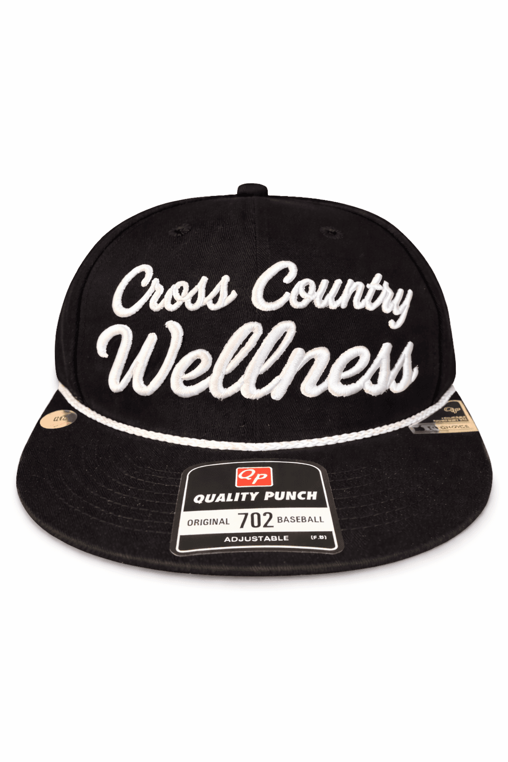 Snap Back Cross Country Wellness Hat ( Black )