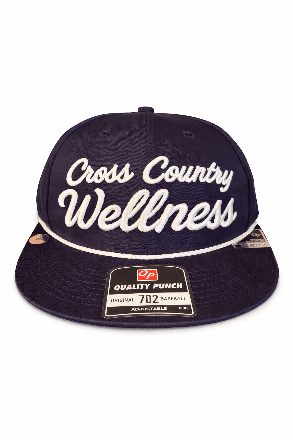 Snap Back Cross County Wellness Hat ( Navy )